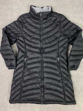 LL Bean Ultralight 850 Coat Jacket Womens Black Puffer Goose Down Downtek Tek